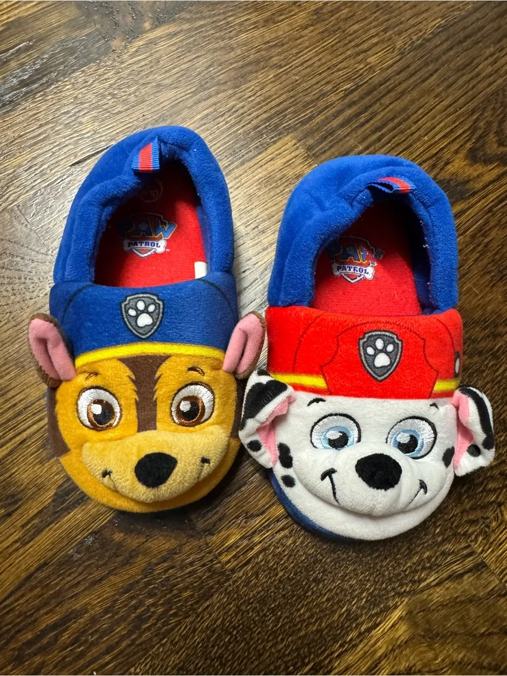 Paw Patrol Plush Character Slippers - Blue, Red, Yellow, White